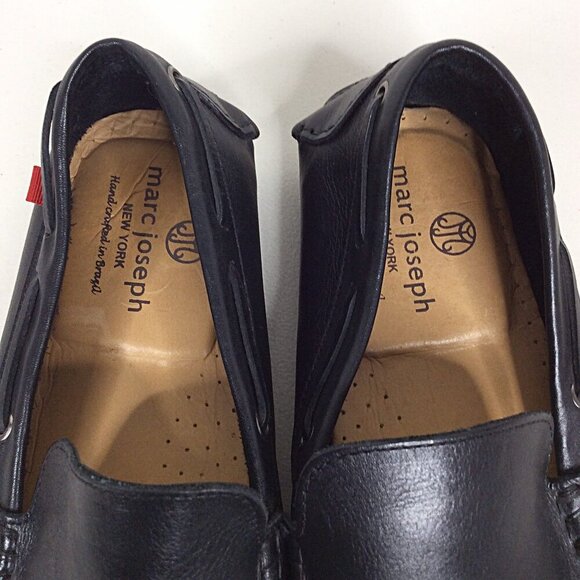 MARC JOSEPH NEW YORK Men\'s Leather Made in Brazil Broadway Loafer Size 11 Black main image 9